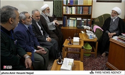 دیدار رئیس دفتر مقام معظم رهبری با تولیت عتبه حسینی + عکس