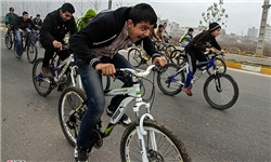 همایش دوچرخه‎سواری دانش‌آموزی برگزار شد