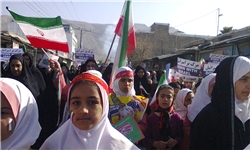 حضور هزاران نفری مردم شهر هزارسنگر در 22 بهمن