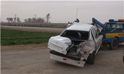 سرعت غیرمجاز راننده پژو در قرچک حادثه آفرید