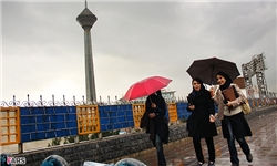 ادامه بارش‌های باران در خوزستان / احتمال بارش تگرگ در ساعات آتی