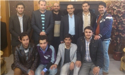 دیدار اعضای انجمن ورزشی‌نویسان استان با فرماندار همدان