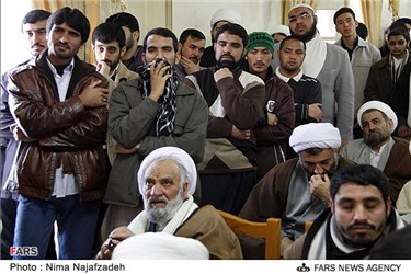 تجمع روحانیون و طلاب مشهد در اعتراض به کشتار شیعیان پاکستان