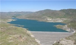 کاهش آب ذخیره شده سد تهم به علت کاهش بارندگی در زنجان