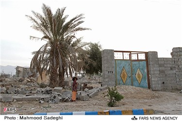 روستاهای زلزله زده در شهرستان دشتی دراستان بوشهر
