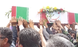 تدفین 77 شهید گمنام در استان بوشهر