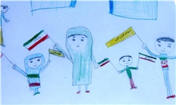 نقاشی کودکان قزوینی به نمایش در آمد