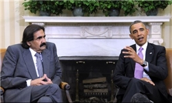پیام شدیداللحن اوباما به امیر قطر به دلیل نقش منفی وی در سوریه و منطقه