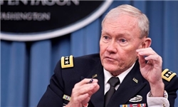 دمپسی: آمریکا در حال بررسی استفاده از گزینه نظامی در سوریه است