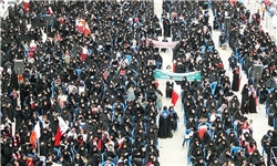 تصاویر تجمع گسترده بحرینی‌ها در پایتخت