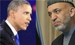 کاخ سفید: اوباما و کرزی همچنان از مذاکرات صلح با طالبان حمایت می‌کنند