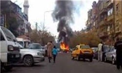 حمله خمپاره‌ای تروریست‌ها به منطقه‌ای مسکونی در حومه دمشق