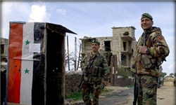 ورود ارتش به اتاق عملیات تروریست‌ها در القصیر+فیلم