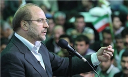 سخنرانی قالیباف در ورزشگاه شهید بهشتی مشهد آغاز شد
