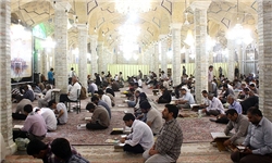 برگزاری مراسم اعتکاف در مسجد اعظم قم