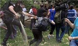 ۳ فیلم از سرکوب معترضان ترکیه توسط پلیس