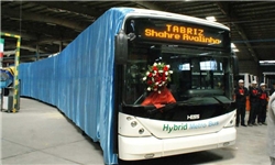 رونمایی از نخستین اتوبوس هیبریدی کشور  در تبریز