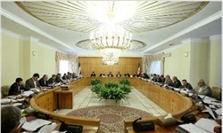 مشهد میعادگاه وداع کابینه دهم با احمدی‌نژاد در آخرین جلسه هیئت دولت