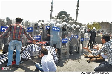 نا آرامی های میدان تقسیم ترکیه
