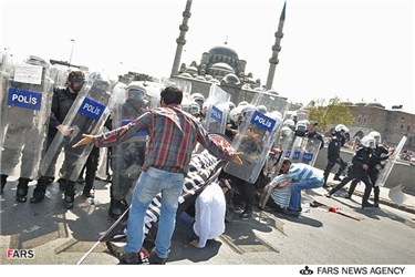 نا آرامی های میدان تقسیم ترکیه