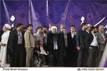 همایش انتخاباتی حسن روحانی در تبریز