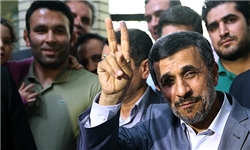 تونل اباصالح اقلید با حضور احمدی‌نژاد افتتاح شد