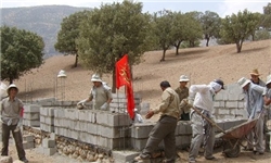 افتتاح پروژه‏ های بسیج سازندگی در روستای خیج شاهرود