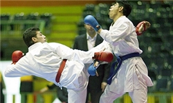 رقابت 350 ورزشکار در مسابقات کاراته استان کرمان