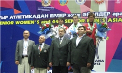 رئیس کنفدراسیون وزنه‌برداری آسیا وارد قزاقستان شد/ اهدای مدال 69 کیلو توسط رضازاده