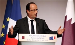 رئیس‌جمهور فرانسه: تونس نمونه موفق انتقال دموکراسی است/ اعتراض تونسی‌ها به سفر اولاند