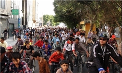 برگزاری همایش دوچرخه‌سواری در همدان با شعار روز بدون خودرو