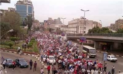 تظاهرات مردم مصر در مخالفت با حمله نظامی به سوریه