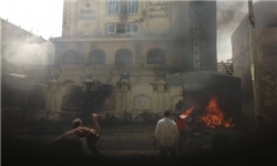 مقر اخوان‌المسلمین در زادگاه مرسی به آتش کشیده شد
