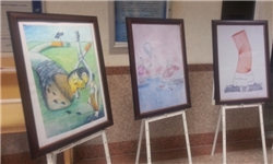 برپایی نمایشگاه نقاشی «کلاف سردر گم» در نیشابور
