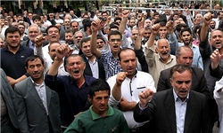 تجمع اعتراض‌آمیز حسینیان اردبیل