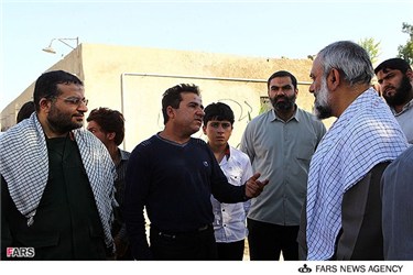 بازدید سردار نقدی از طرحهای عمرانی اقتصاد مقاومتی بسیج در اصفهان