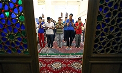 برگزاری اعتکاف رمضانیه دانش‌آموزان نکایی
