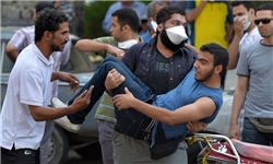 نیروهای امنیتی مصر برای متفرق کردن معترضان از گلوله‌های جنگی استفاده کرده‌اند