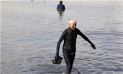 لبخند نمکی دریاچه ارومیه به مرگ آب‌ و لجن‌های شفابخش + تصاویر