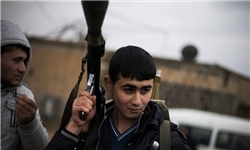 سرباز-بچه راهکار تازه معارضان سوری برای جنگ با ارتش/ اردوگاه پناهندگان مرکز سربازگیری