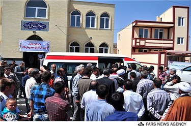 افتتاح مسجد حضرت علی اکبر (ع) روستای زلزله زده ملالار شهرستان اهر