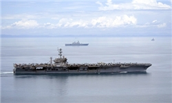استقرار کشتی تهاجمی آبی - خاکی آمریکا در مدیترانه برای حمله احتمالی به سوریه