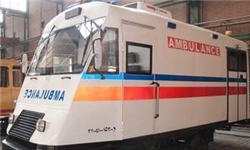 نخستین آمبولانس ریلی کشور در سپیددشت لرستان راه‎اندازی شد
