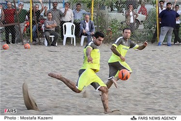 مرحله نهایی مسابقات فوتبال ساحلی