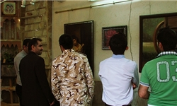 نمایشگاه نقاشی باران در شهرستان محلات برپا شد