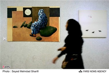 اولین نمایشگاه هن﻿رهای تجسمی استان مرکزی