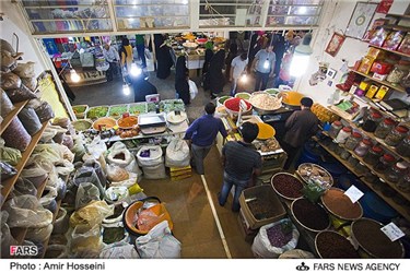 فروش ادویه در بازار قیصریه اصفهان