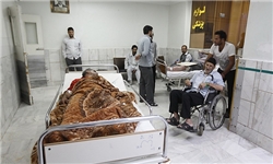 انتقال برخی مجروحان حادثه اتوبان قم ـ تهران به یزد