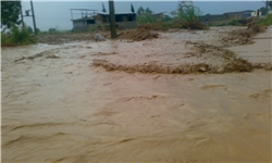 بارش شدید باران در چالوس/مردم نگران از وقوع سیل هستند