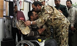 بازدیدفرماندهان نیروهای مسلح از مرکزتوانبخشی جانبازان امام خمینی  (ره)